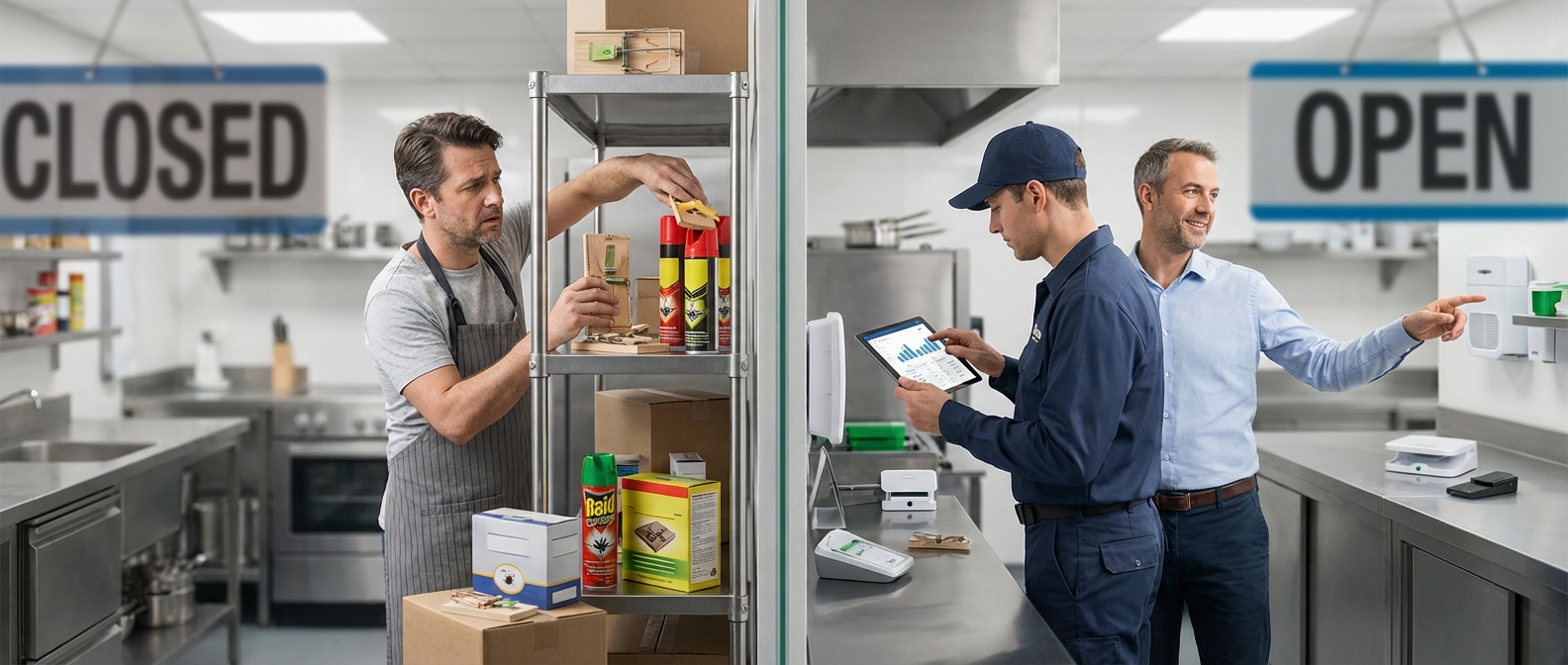 Contract voor ongediertebestrijding en AFSCA: is uw restaurant hiertoe verplicht?