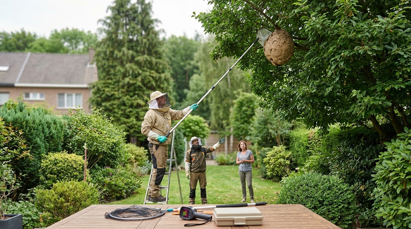 Asian hornets in Ganshoren: Intervention and Practical Guide