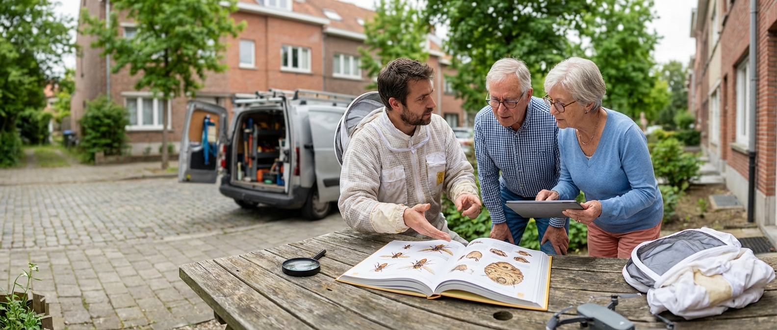 Asian hornets in Evere: Identification and local intervention