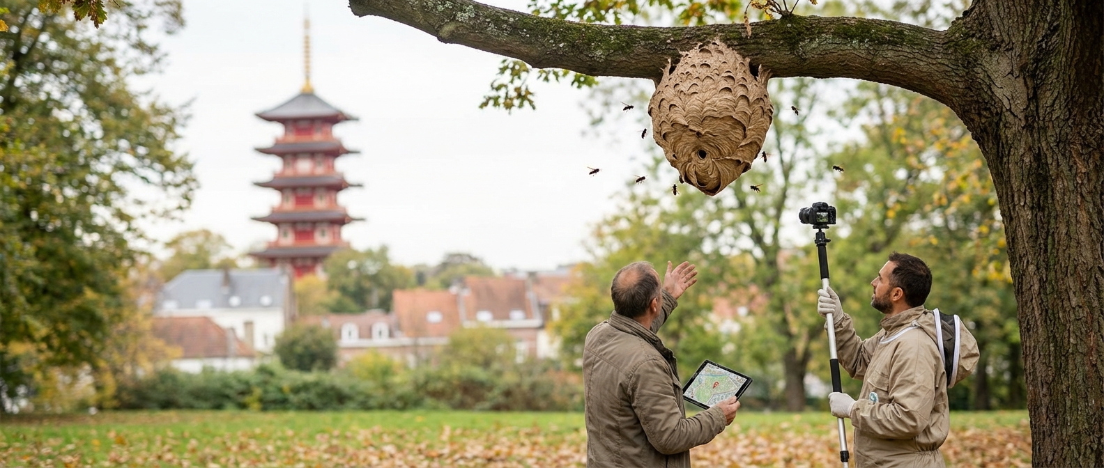 Frelons asiatiques à Laeken : Guide complet et local pour les habitants