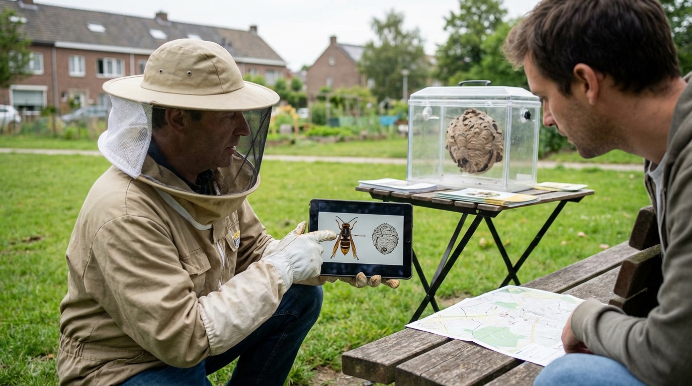 Frelon asiatique à Neder-Over-Heembeek : Guide et intervention locale