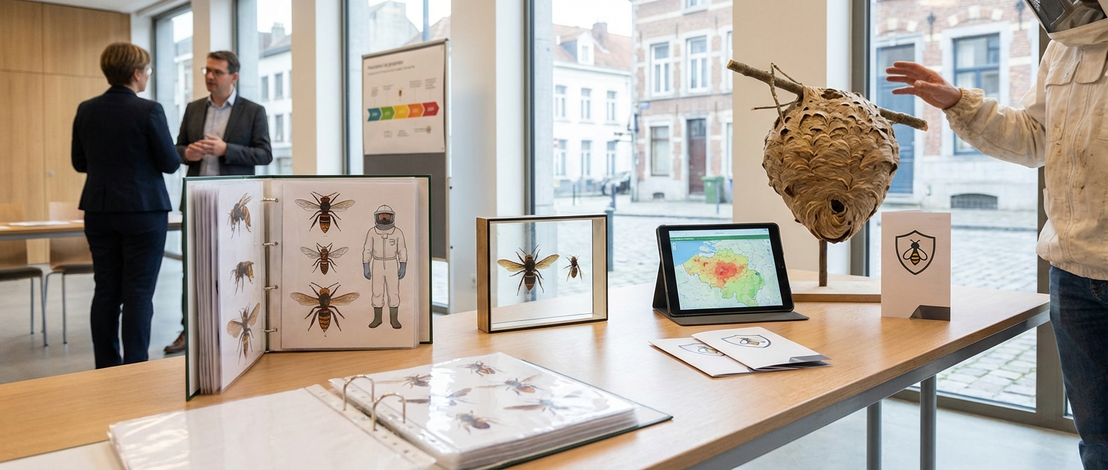 Aziatische horzels in Etterbeek: Handleiding voor rapportage en hulp 2026