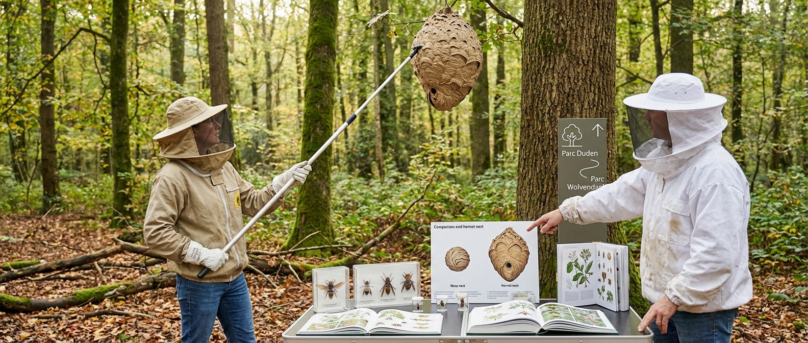 Wespennest in het bos: identificatie en interventie in het bos