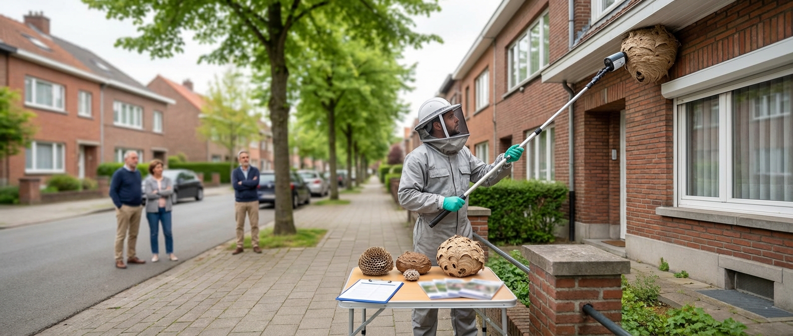 Destruction de nid de guêpes à Woluwe-Saint-Lambert : Guide et Tarifs