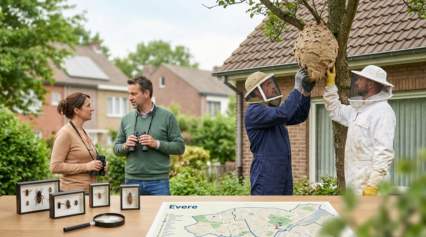 Destruction nid de guêpes à Evere : Guide et intervention en 1140