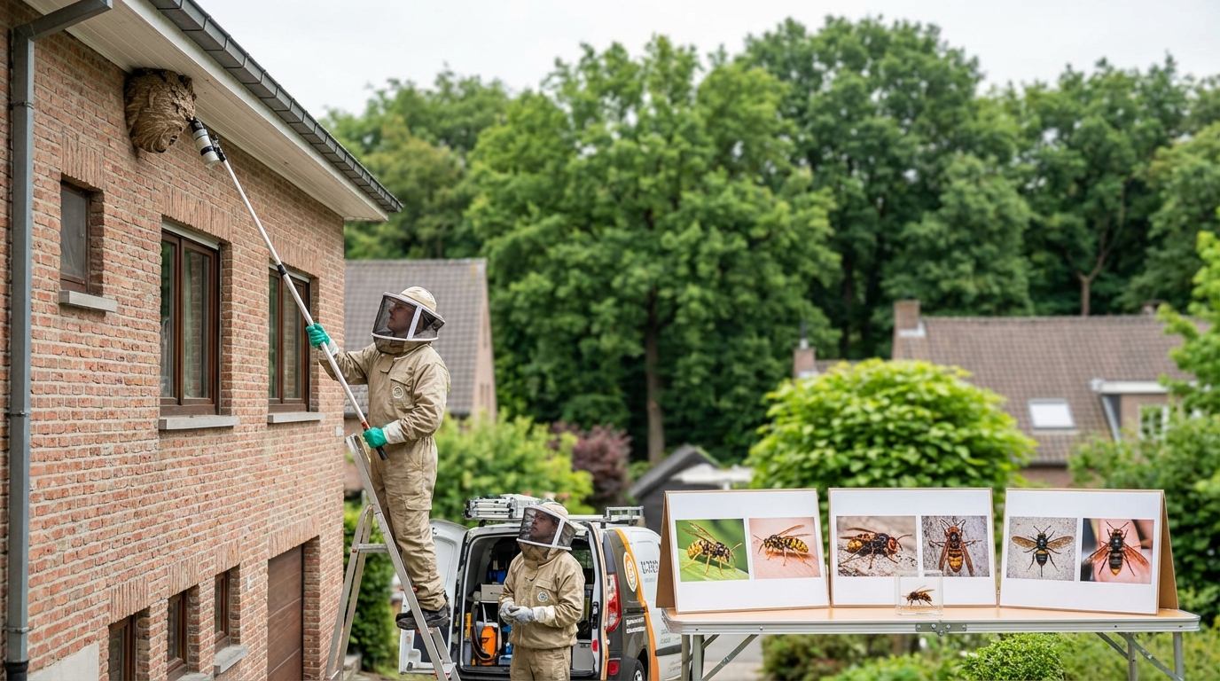 Wasp nest destruction in Auderghem: Guide and solutions 1160