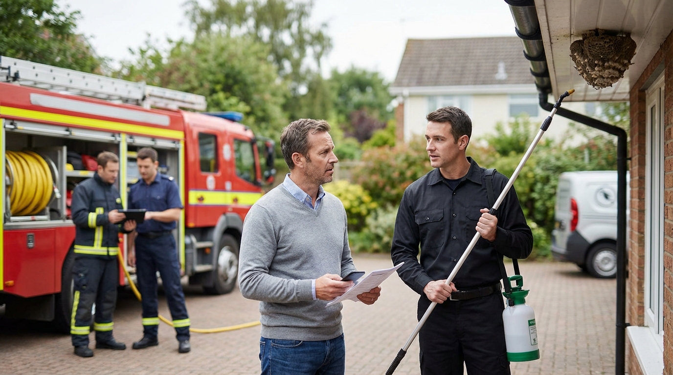 Brandweerlieden en wespen- of horzelnesten: wie moet je bellen en tegen welke kosten?