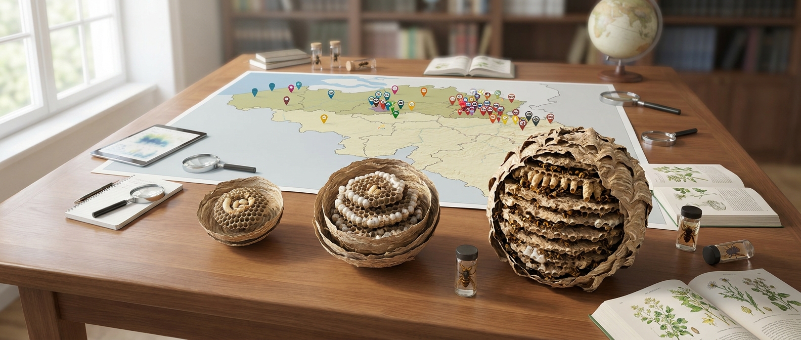 Nombre de frelons asiatiques : nids et population en Belgique