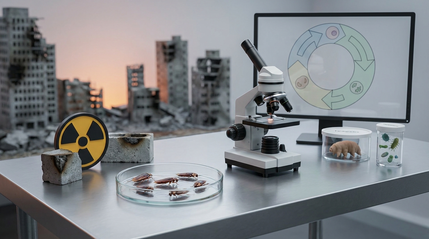 Cockroaches and the nuclear explosion: Myth, science and reality