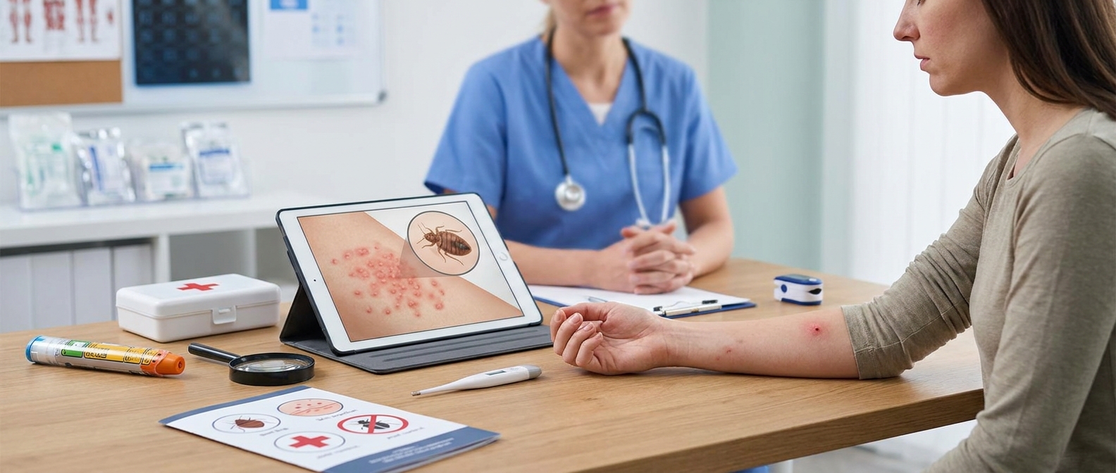 Bedbug allergy: when to worry and go to emergency?