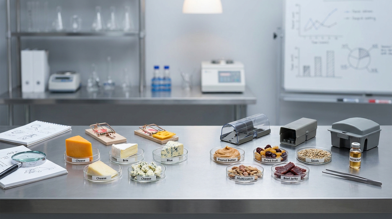 Cheese and Mice: Is it Really the Best Bait to Bait?