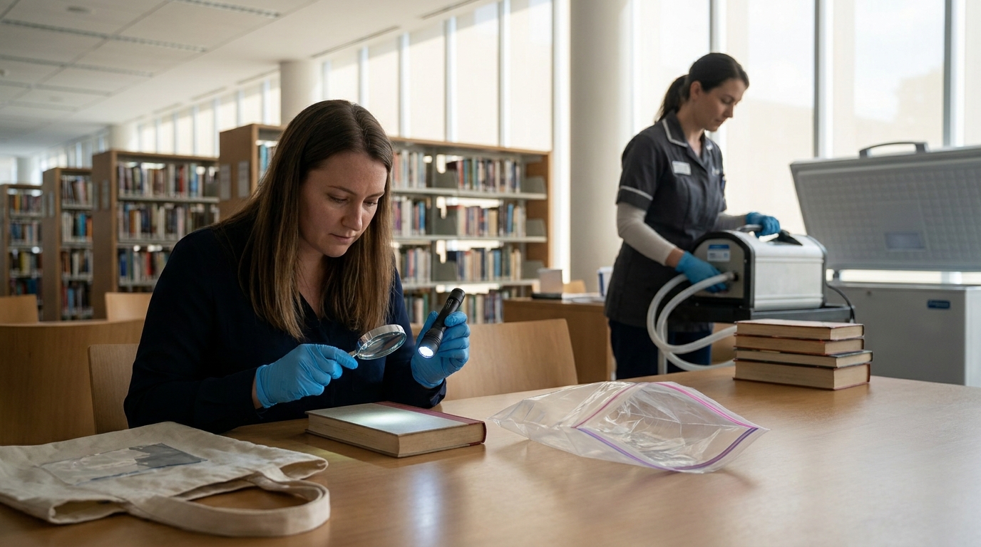 Bedwantsen in bibliotheken: gids voor detectie en behandeling 11 Bedwantsen in bibliotheken: gids voor detectie en behandeling