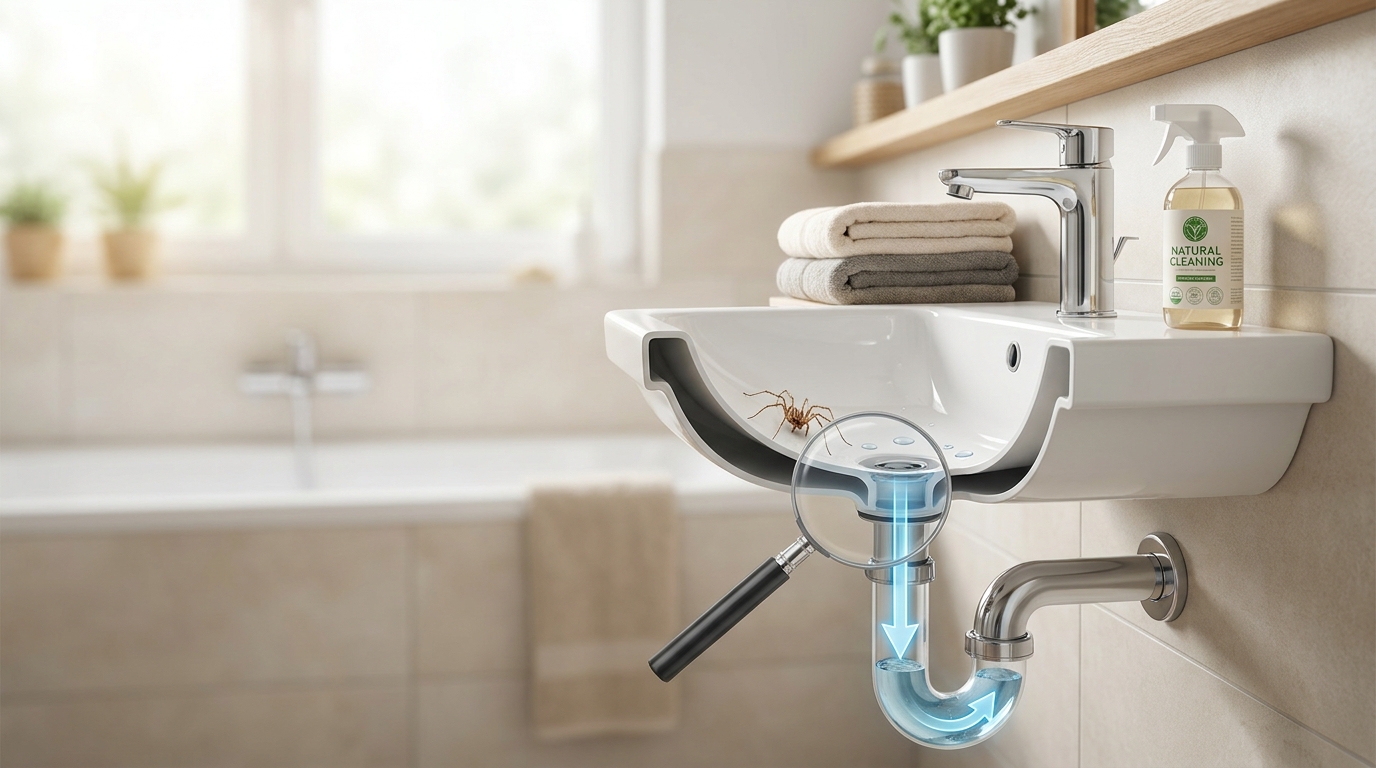 Spiders in the siphon: Why are they there and what can be done about it?