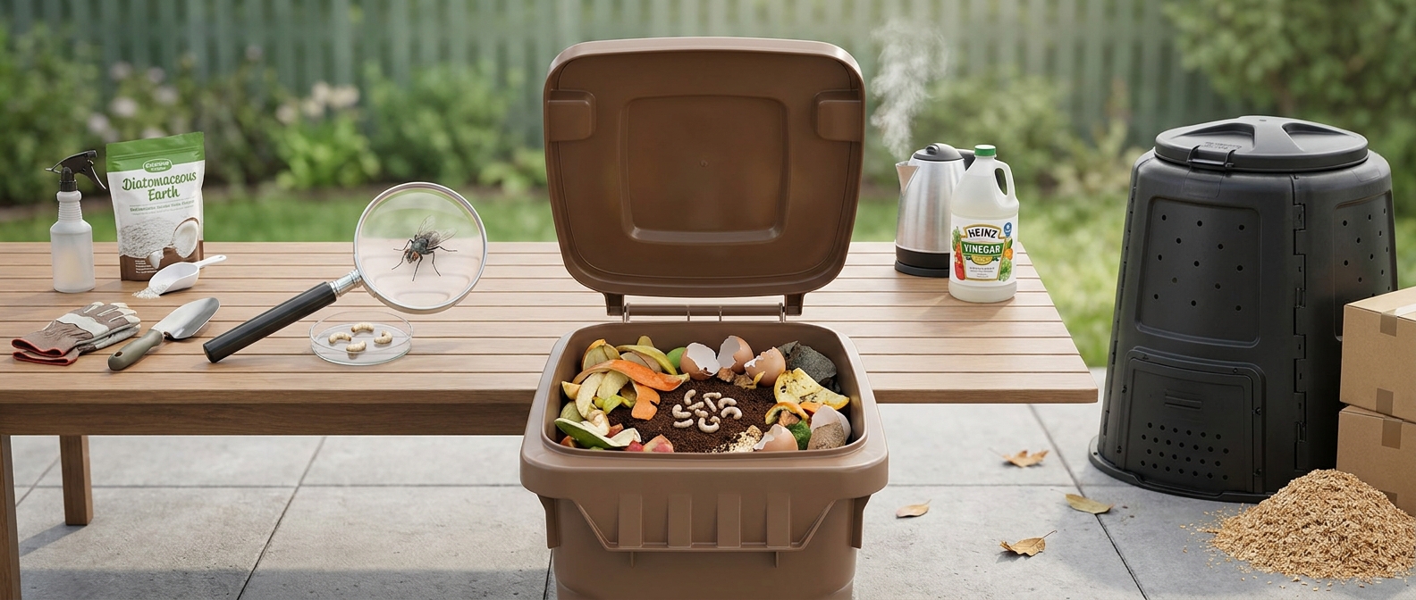 How to get rid of grubs in the garbage can? Expert guide