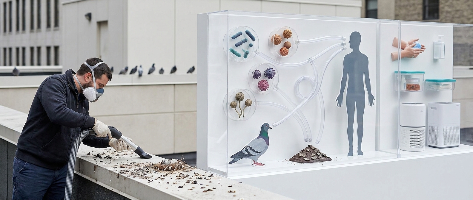 Maladies des pigeons : quels sont les risques réels pour l'homme ?