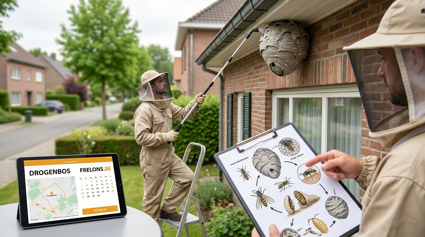 Wasp Nest in Drogenbos: Rapid Response and Removal