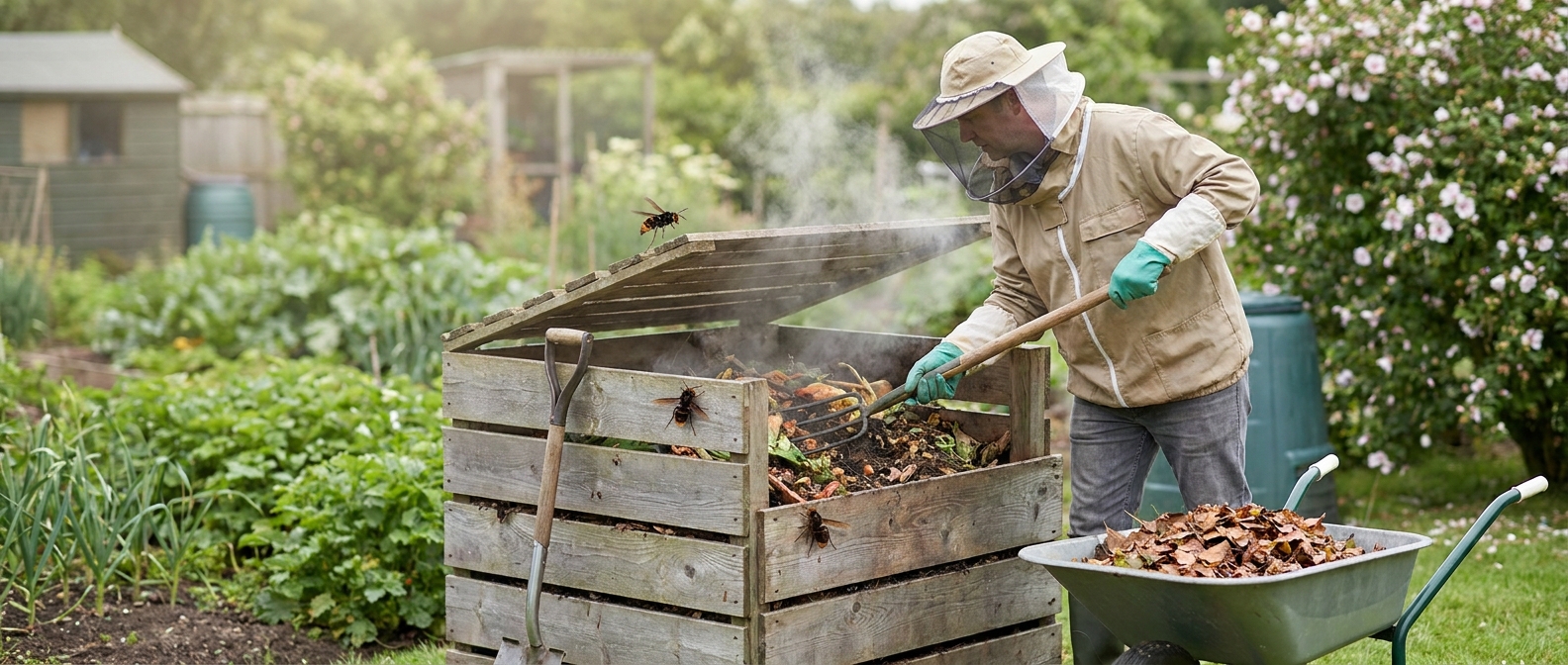 Hornets in Compost: Nest Risks and Practical Solutions