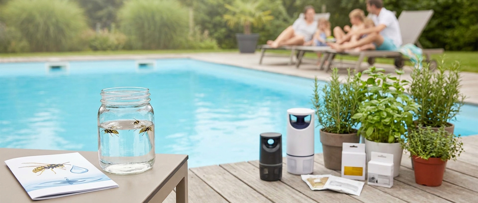 Guêpes autour d'une piscine : Solutions et conseils d'experts Pest Patrol