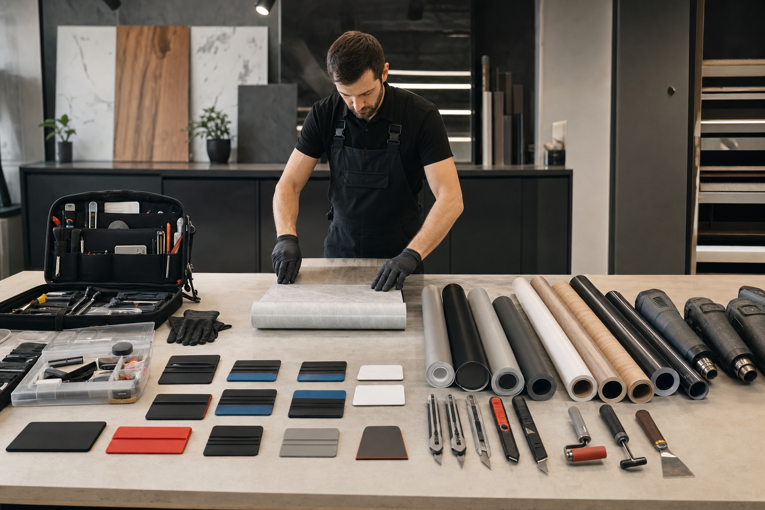 Outils du placeur de covering mobilier : Guide Complet et Expert