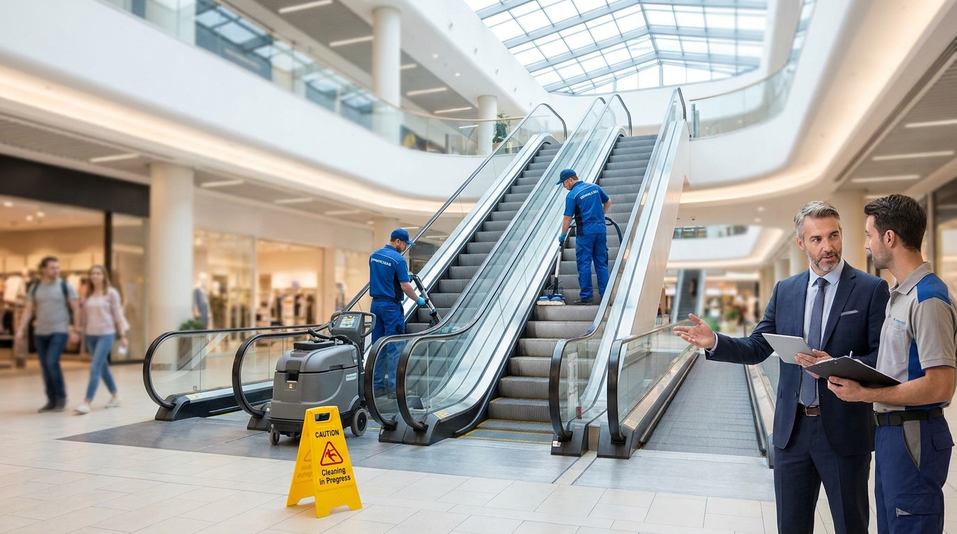 Nettoyage d'escalator : Valorisez votre image et vos installations