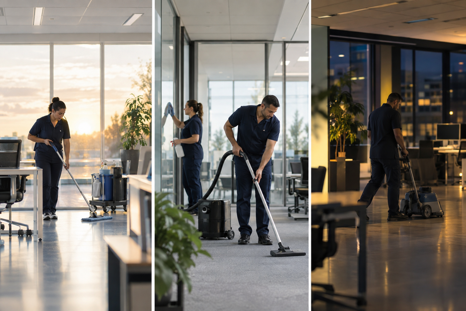 Nettoyage de bureaux : matin, jour ou soir ? Guide d'organisation